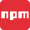 npm 로고입니다.